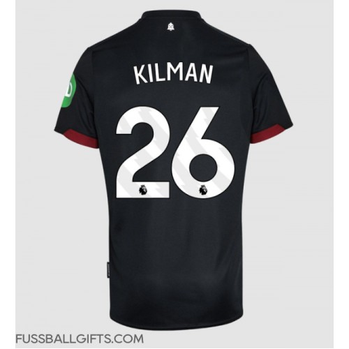 West Ham United Max Kilman #26 Fußballbekleidung Auswärtstrikot 2024-25 Kurzarm